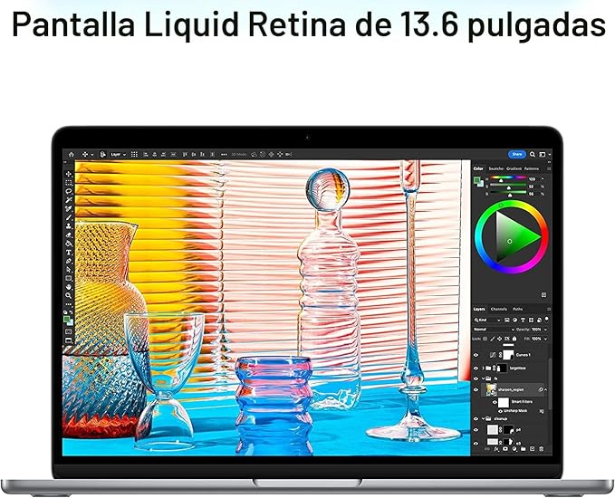 Apple MacBook Air M2 13" 2022 Reacondicionada 8-Core CPU, 8-Core GPU, 8GB RAM, 256GB SSD (Midnight)